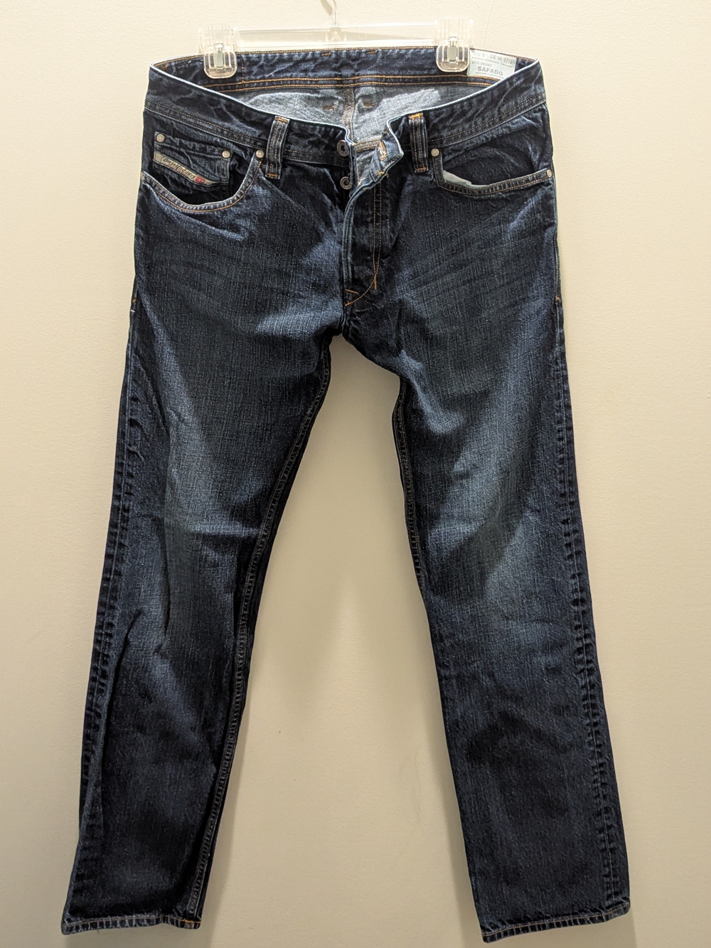 Diesel Men's Safado Oruss Wash Regular/Slim Straight Jeans W33 L32